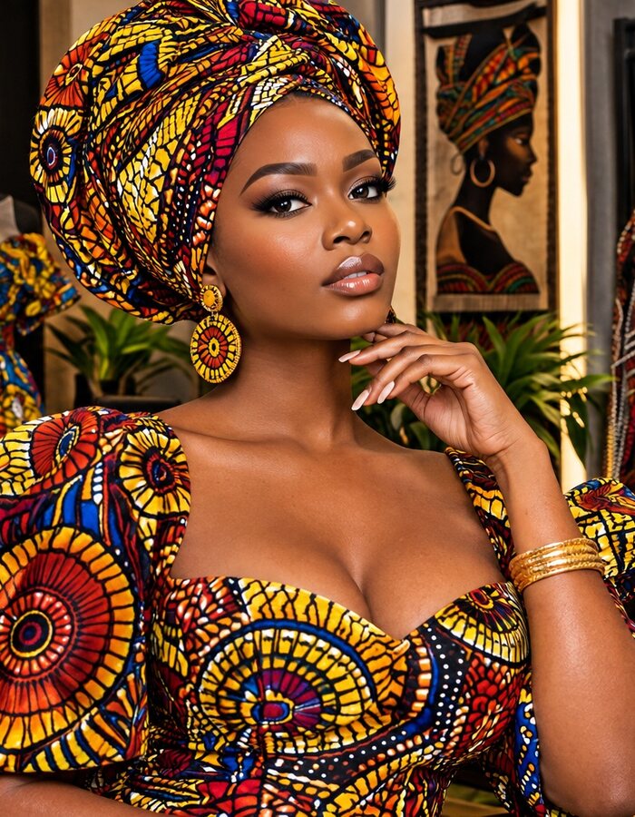 Mode africaine en wax